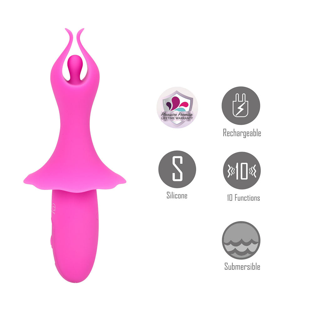Maia SIENNA - - 15.2 cm USB Rechargeable Fluttering Bullet