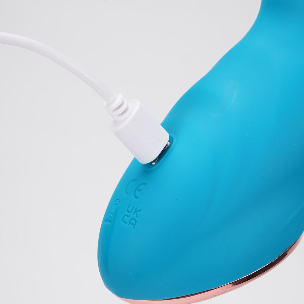 Maia KENNEDI - 23.5 cm USB Rechargeable Triple Stimulating Vibrator