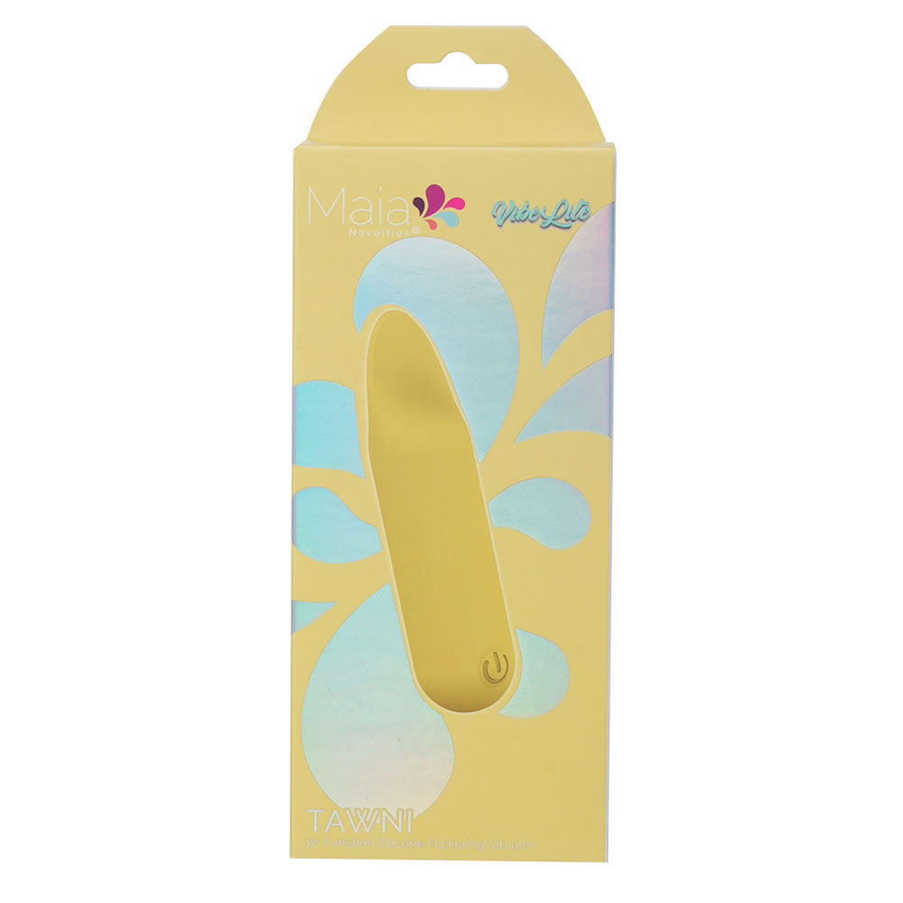 Maia TAWNI - - 9 cm USB Rechargeable Bullet with Flickering Tip