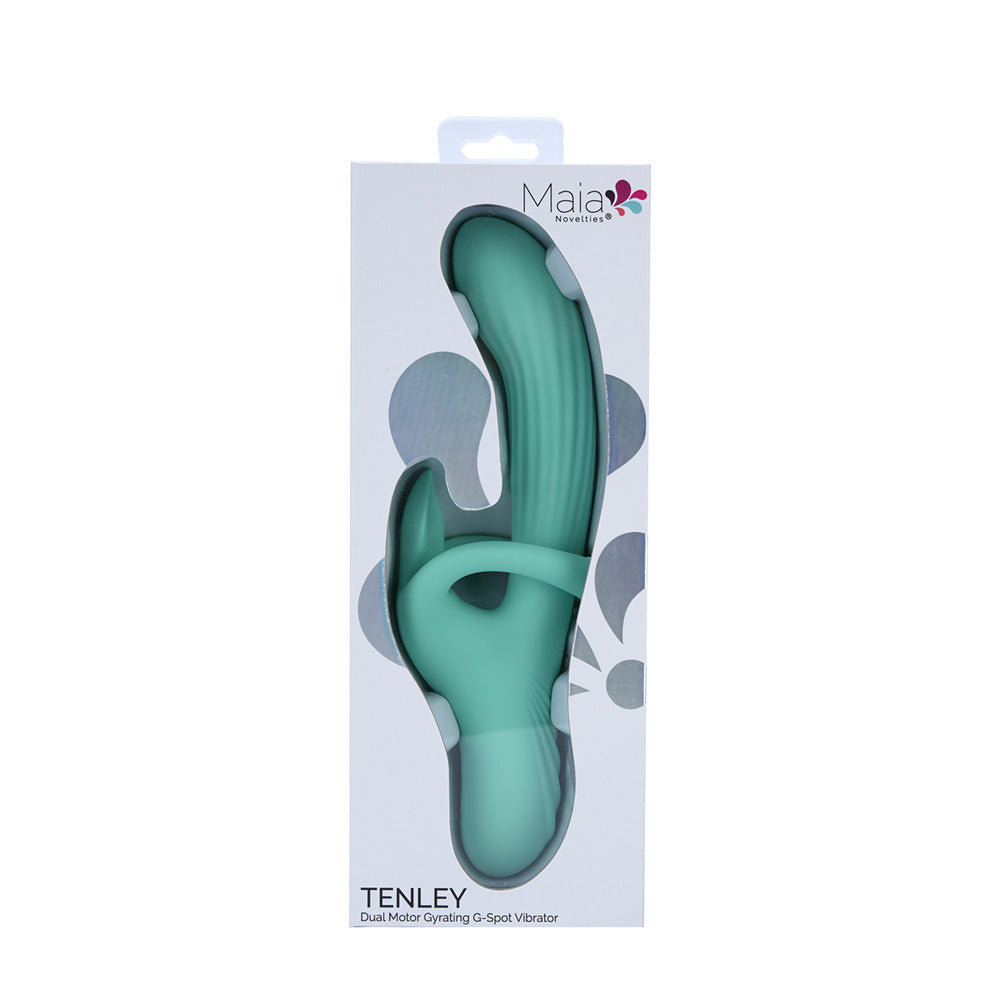 Maia TENLEY - Mint 24.1 cm USB Rechargeable Gyrating Rabbit Vibrator