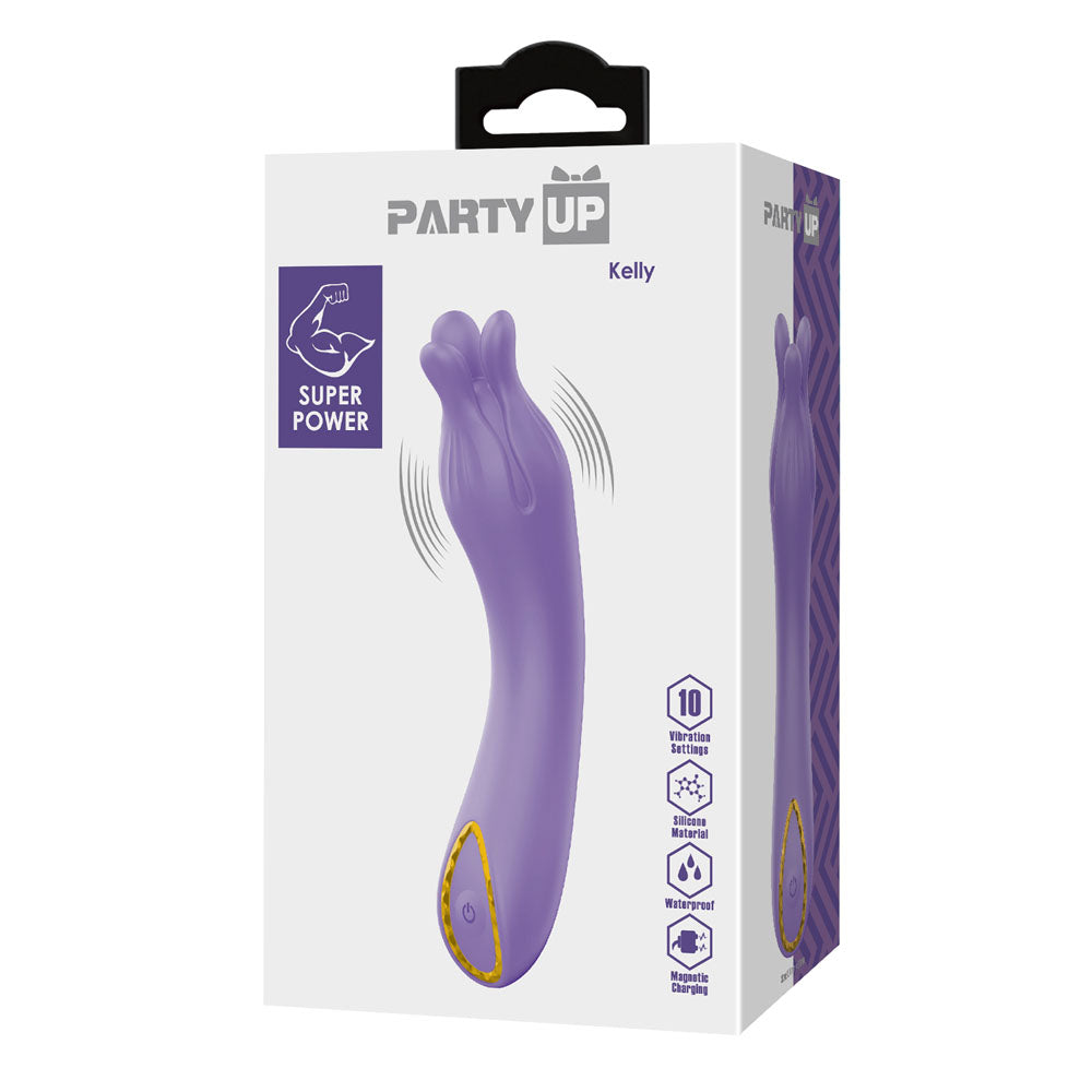 Party Up KELLY - - 13.7 cm USB Rechargeable Vibrator