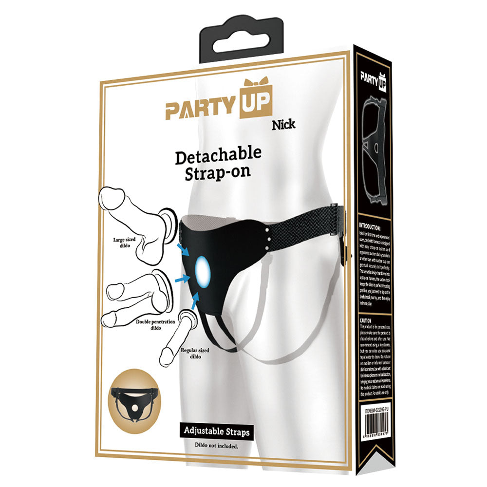 Party Up NICK Strap-On Harness - Adjustable Strap-On Harness (No Probe Included)