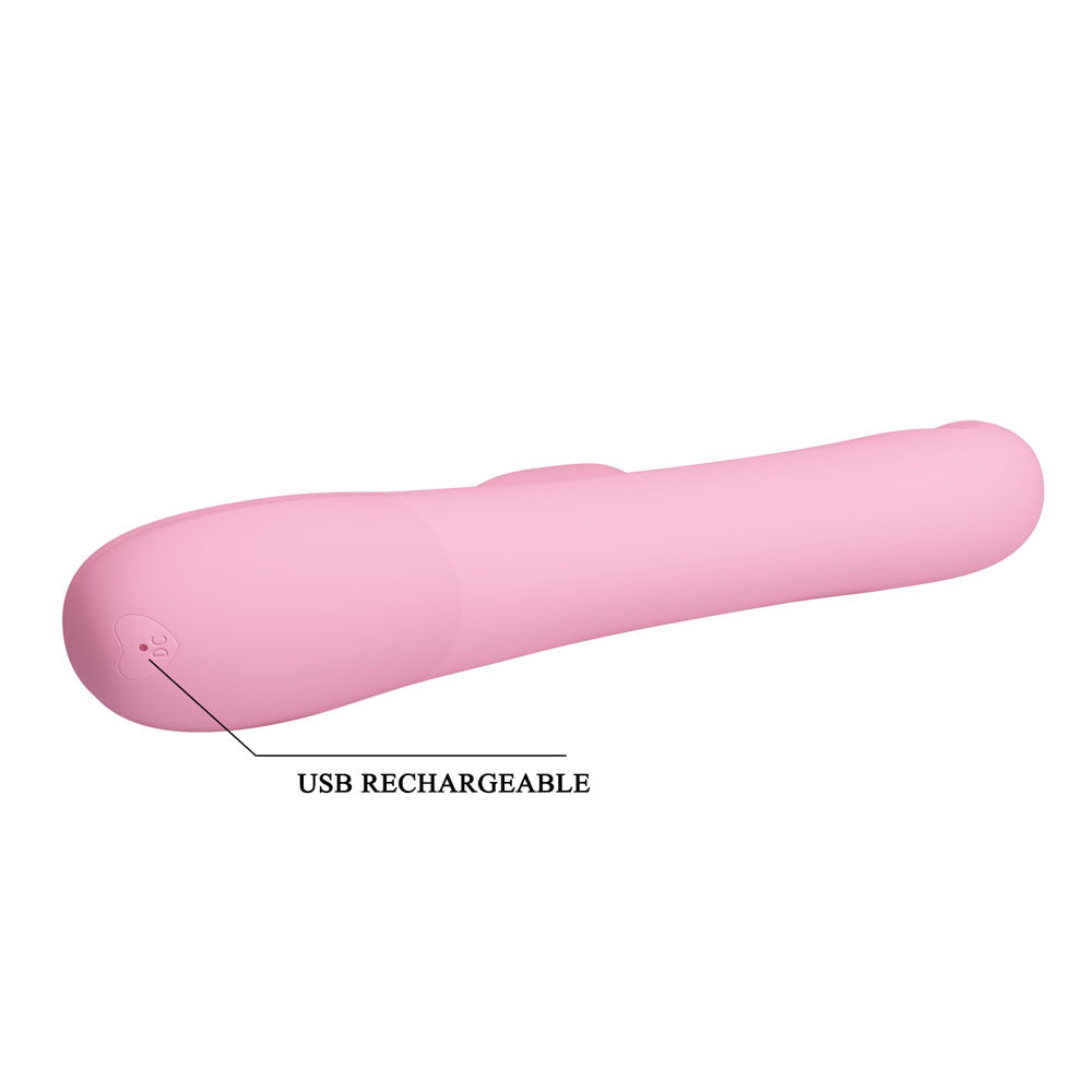 Party Up DEAN Wavy Rotation Vibe - - 23.8 cm USB Rechargeable Rotating Rabbit Vibrator