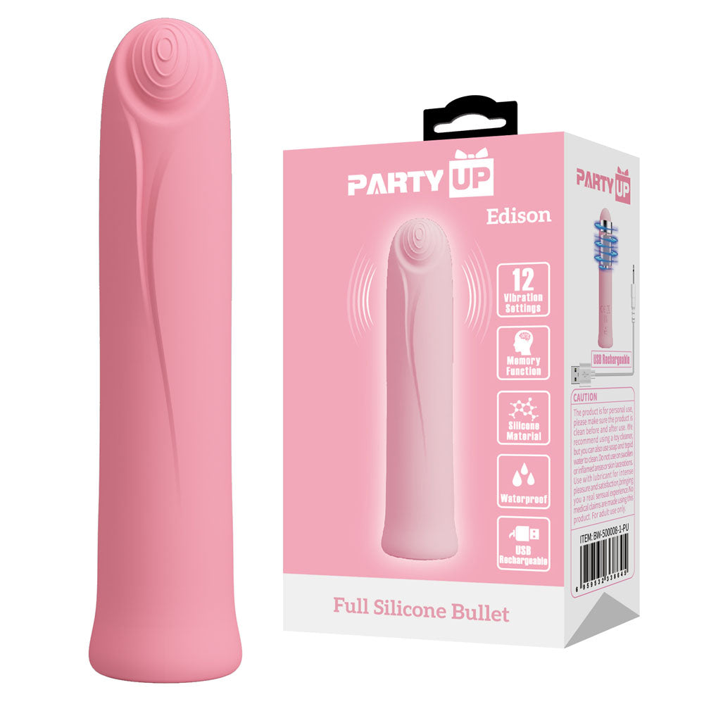 Party Up EDISON Bullet - - 10.3 cm USB Rechargeable Bullet