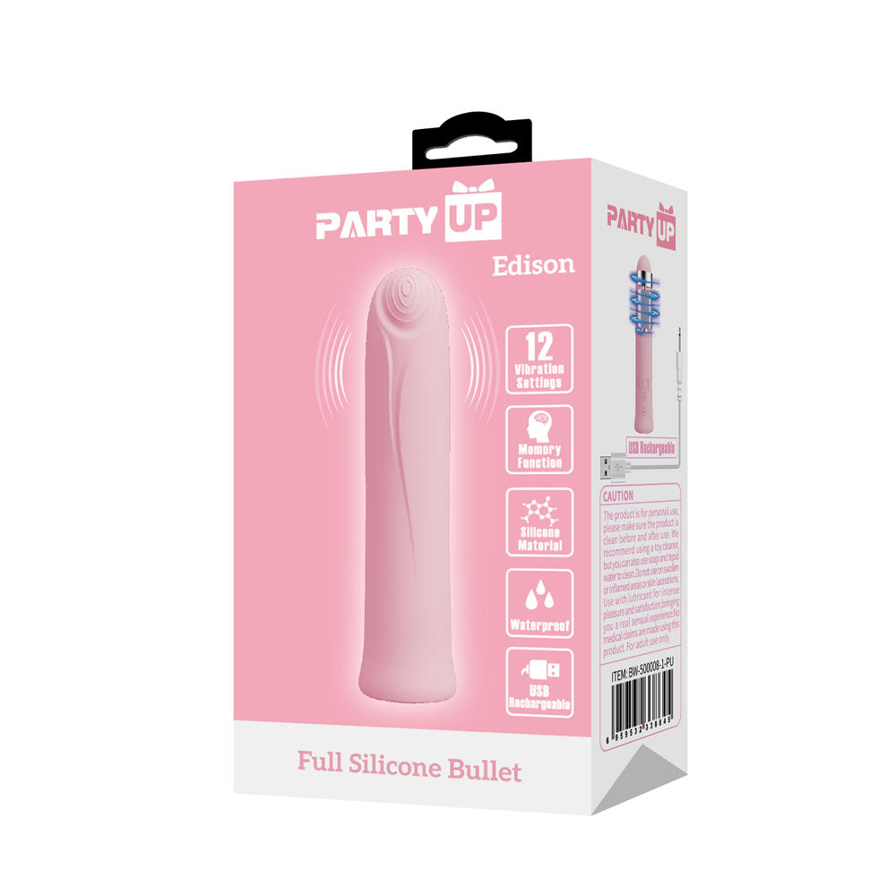 Party Up EDISON Bullet - - 10.3 cm USB Rechargeable Bullet