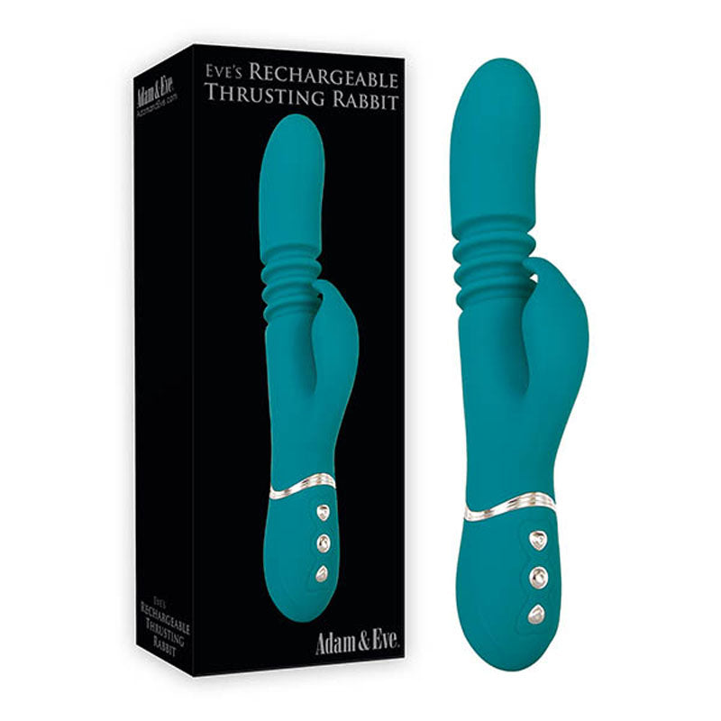 Adam & Eve Eve's Rechargeable Thrusting Rabbit, Adam & Eve Down Under Thunder - Sex Toys Adam & Eve Eve's Rechargeable Thrusting Rabbit, Adam & Eve Down Under Thunder - Sex Toys