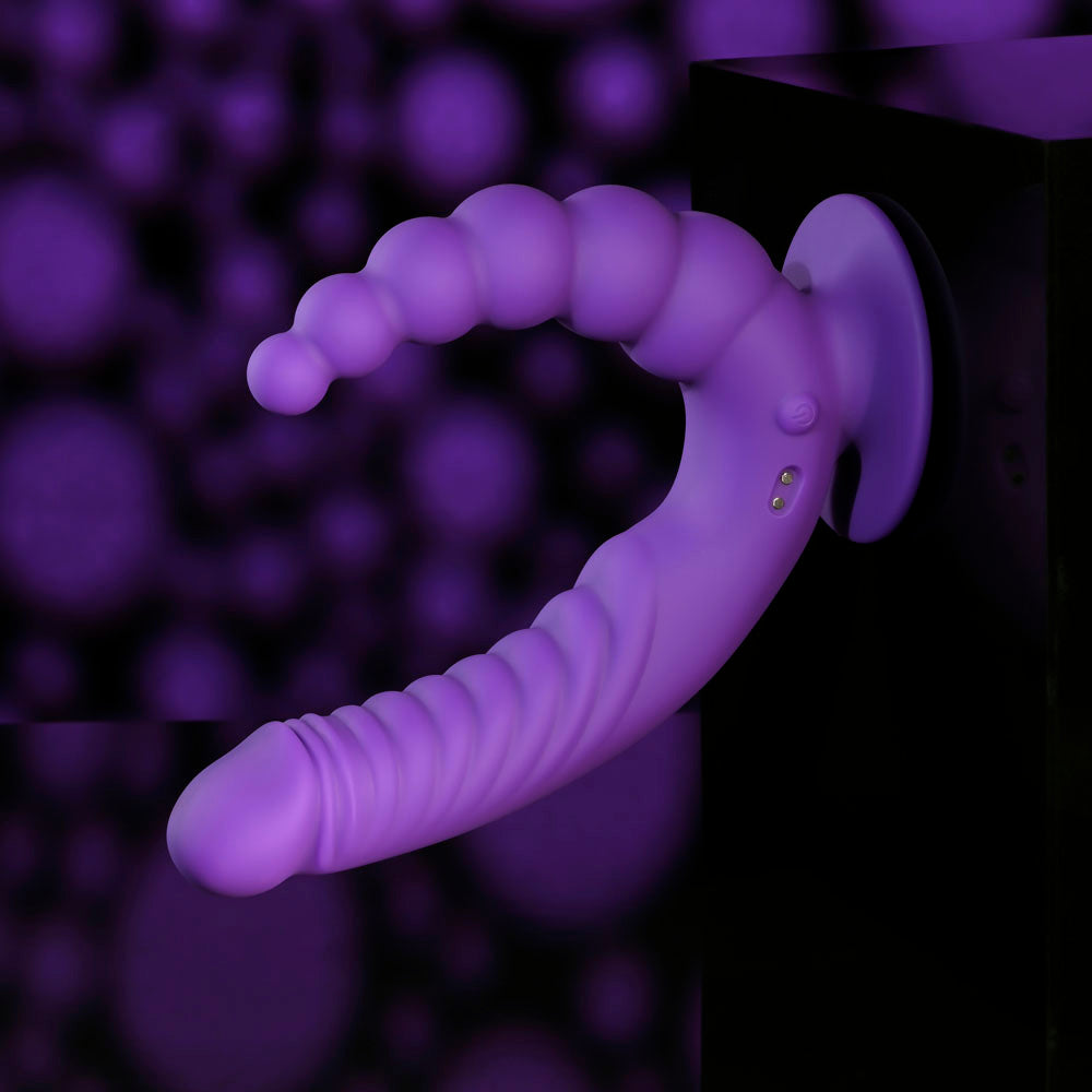 Evolved THE RIDER - USB Rechargeable Double Ended Vibrator with Wireless Remote