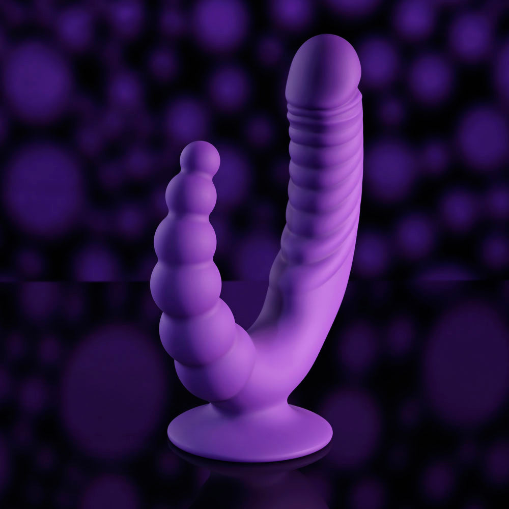 Evolved THE RIDER - USB Rechargeable Double Ended Vibrator with Wireless Remote