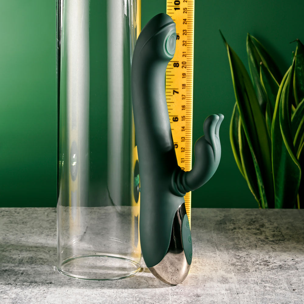 Evolved RABBIT TAP TAP - 25 cm USB Rechargeable Rabbit Vibrator with Tapping Tip