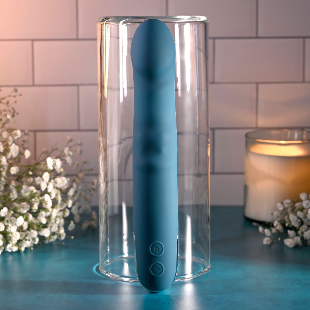 Evolved QUEEN OF ALL TRADES - 22.6 cm USB Rechargeable Thrusting & Rotating Vibrator