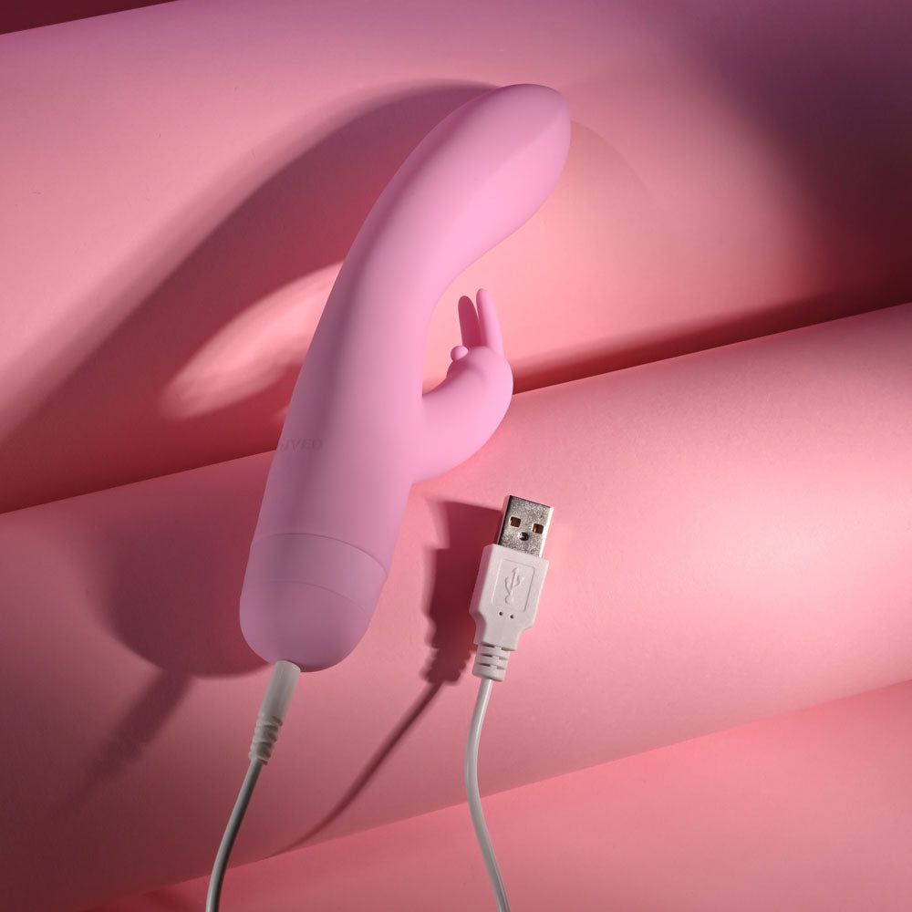 Evolved CUSHY BUNNY - 19.1 cm USB Rechargeable Rabbit Vibrator