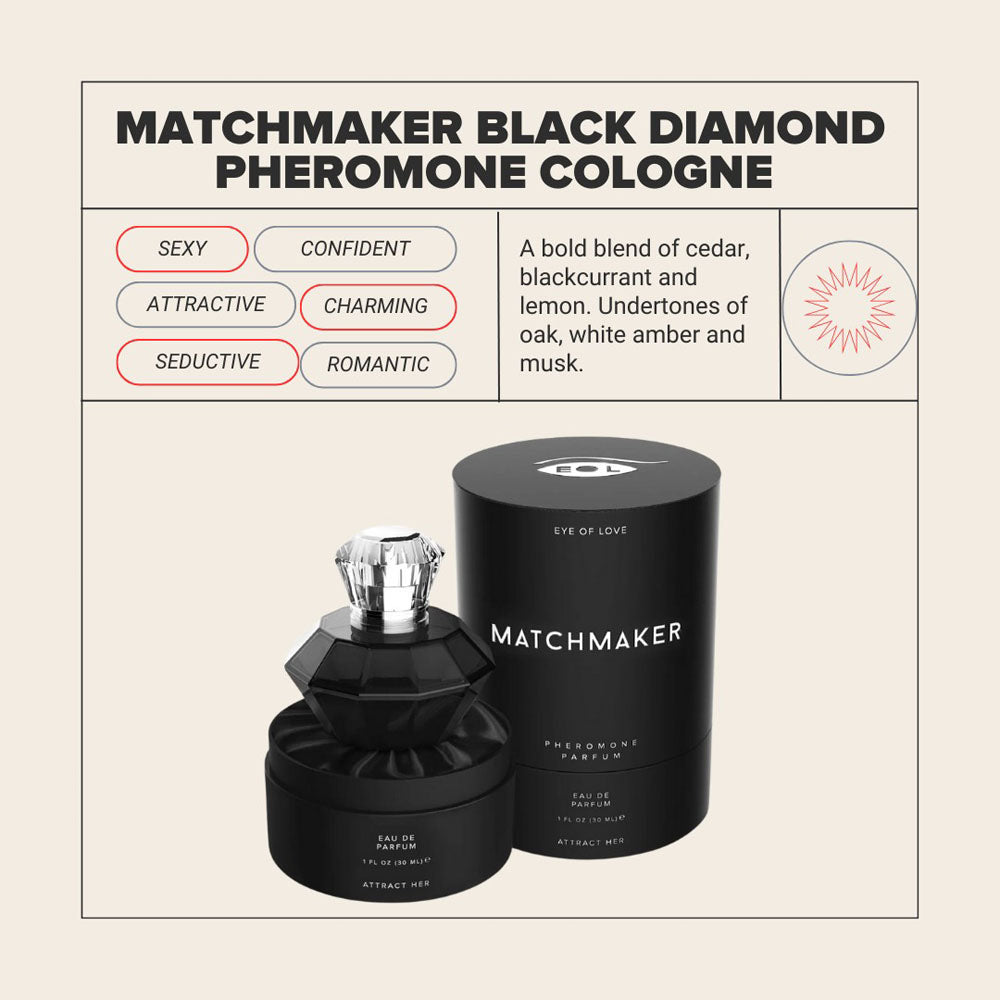 Eye of Love Matchmaker Diamond LGTBQ - 30 ml - Pheromone Cologne for Men to attract Men - 30 ml Spray