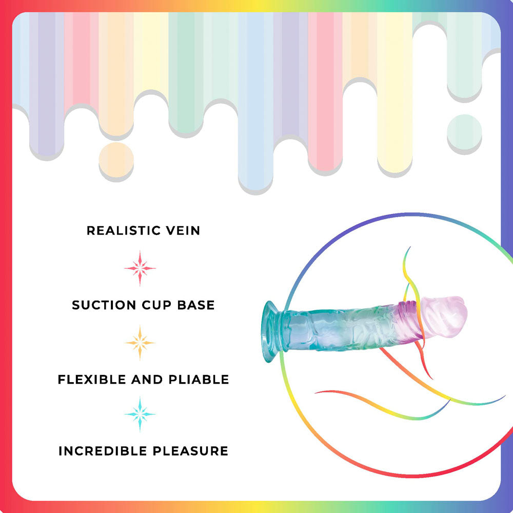 Jellido 18cm Dildo - Clear 18 cm Dildo