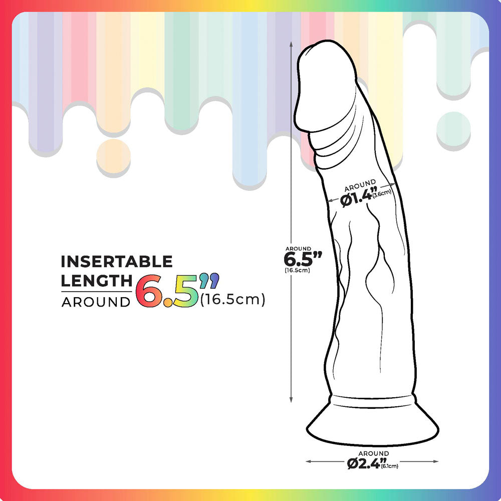 Jellido 16.5cm Dildo - Clear 16.5 cm Dildo