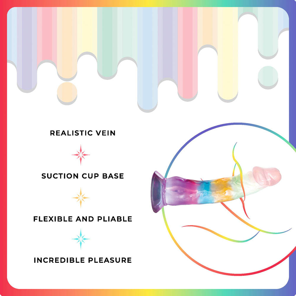 Jellido 16.5cm Dildo - Clear 16.5 cm Dildo