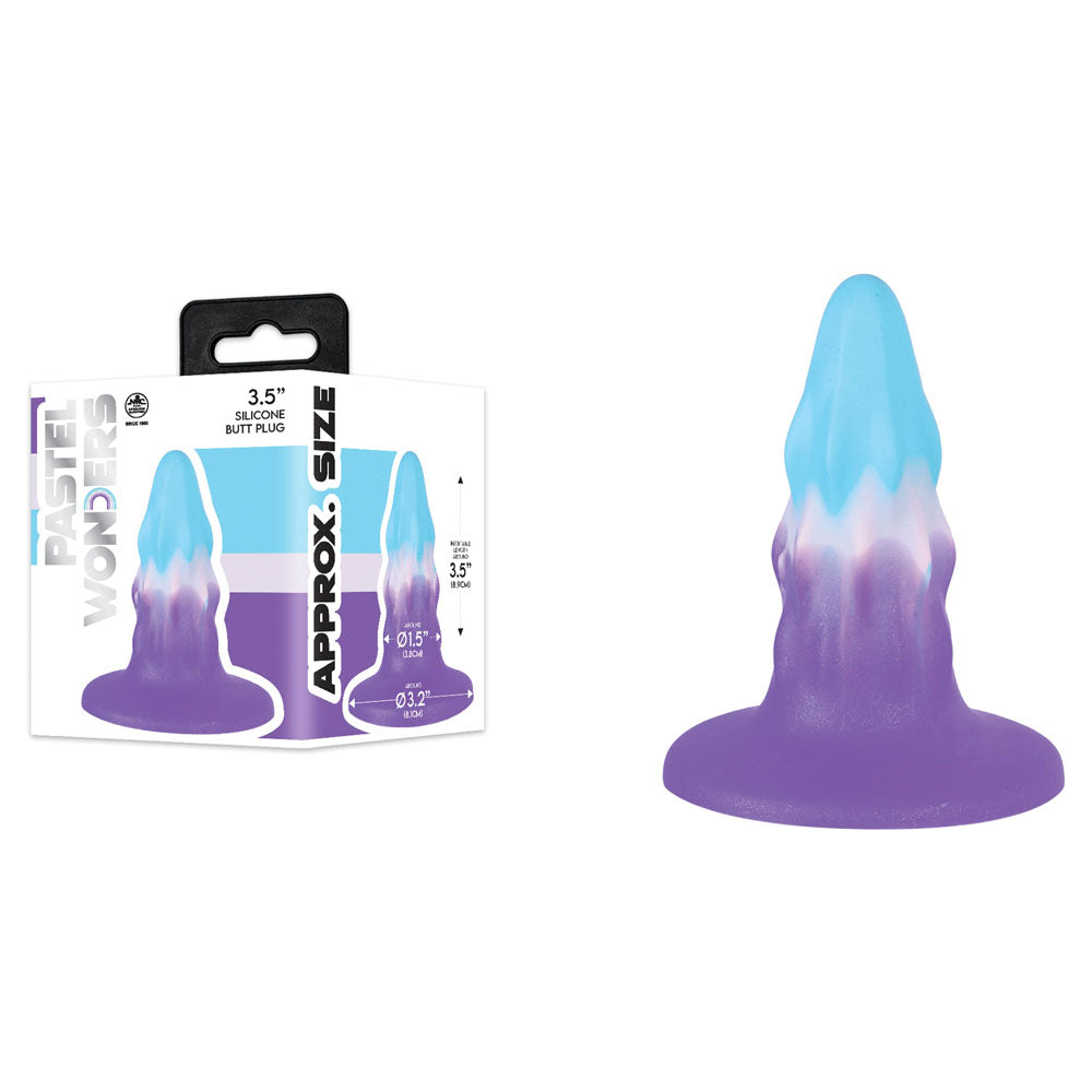 Pastel Wonders - 8.9 cm Silicone Butt Plug - 8.9 cm Butt Plug