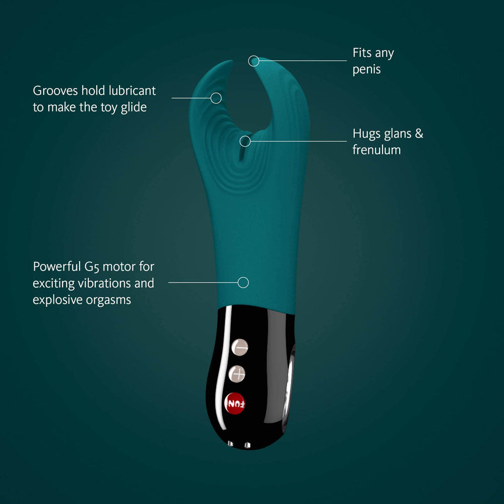 Fun Factory MANTA deep sea -black - Deep Sea 18 cm USB Rechargeable Mens & Couples Vibrator