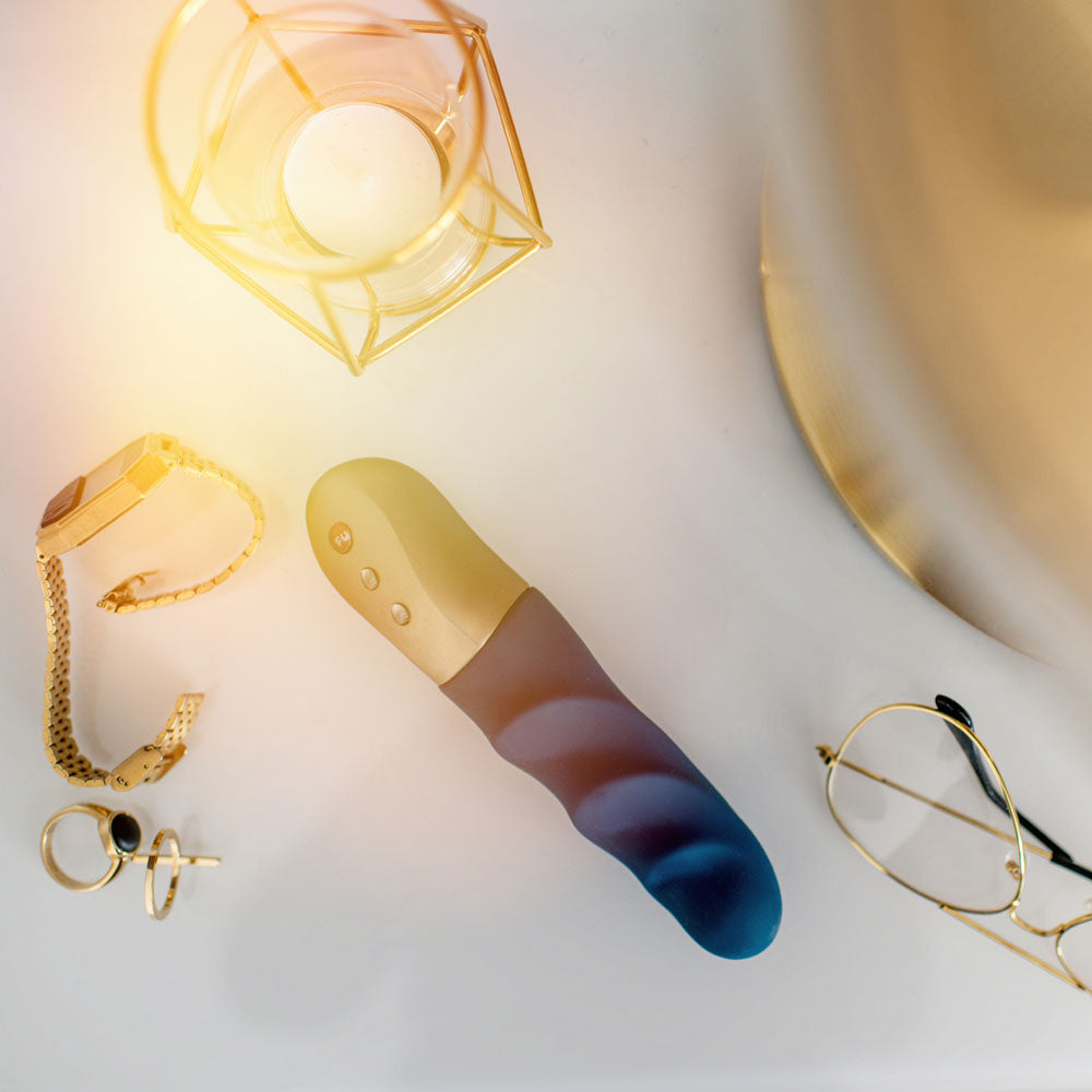 Fun Factory STRONIC PETITE deep sea - Deep Sea 17 cm USB Rechargeable Thrusting Vibrator