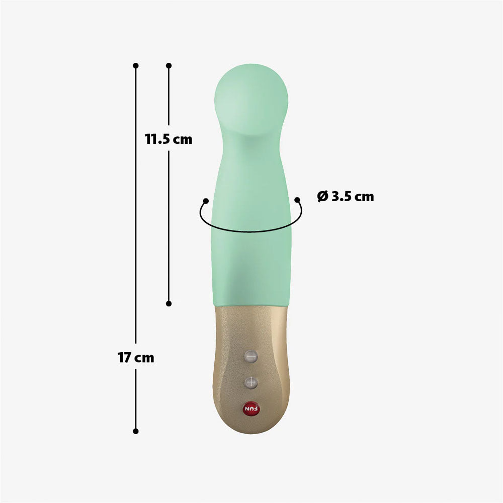 Fun Factory SUNDAZE pistachio - Pistachio 17.5 cm USB Rechargeable Thrusting Vibrator