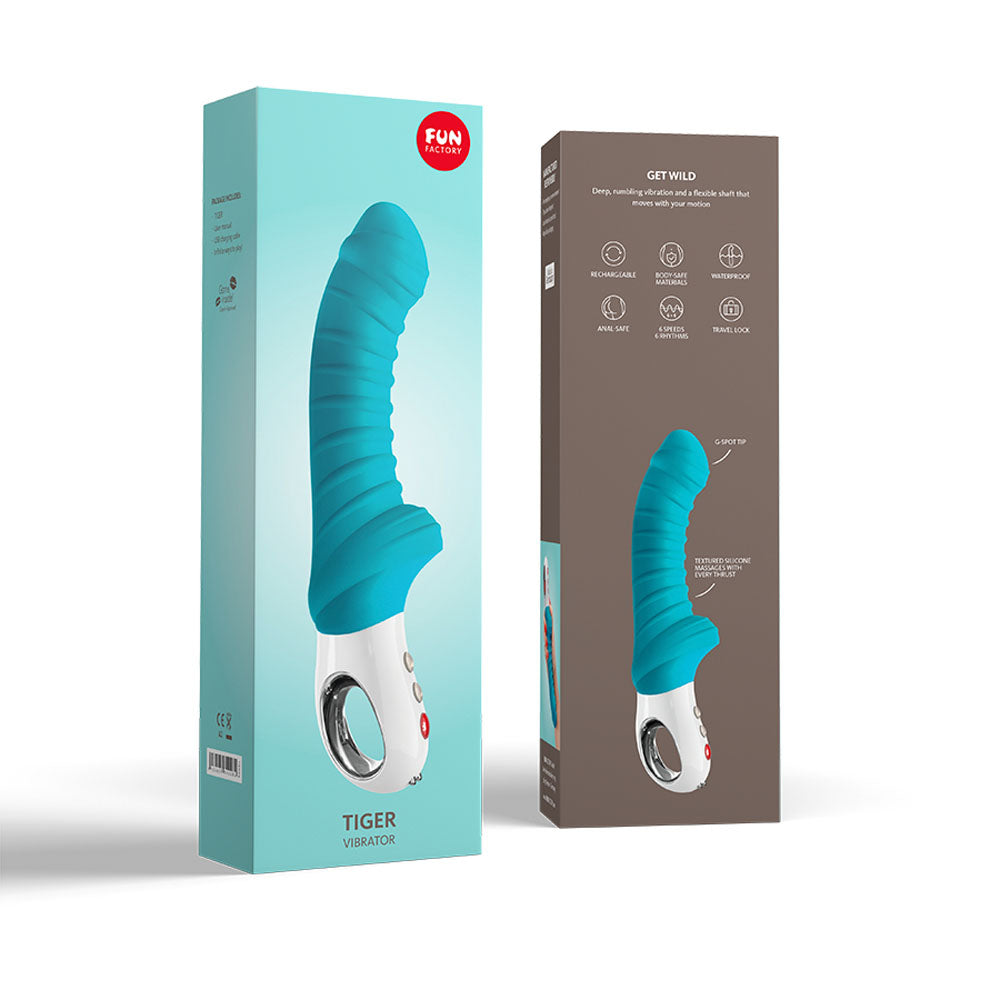 Fun Factory TIGER petrol - Petrol 22.3 USB Rechargeable Vibrator