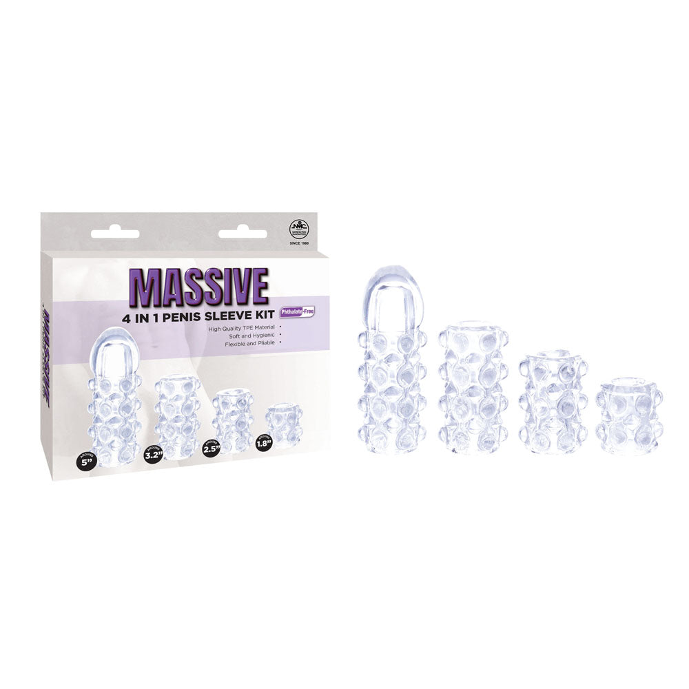 Massive - Penis Sleeves - Set of 4 Styles