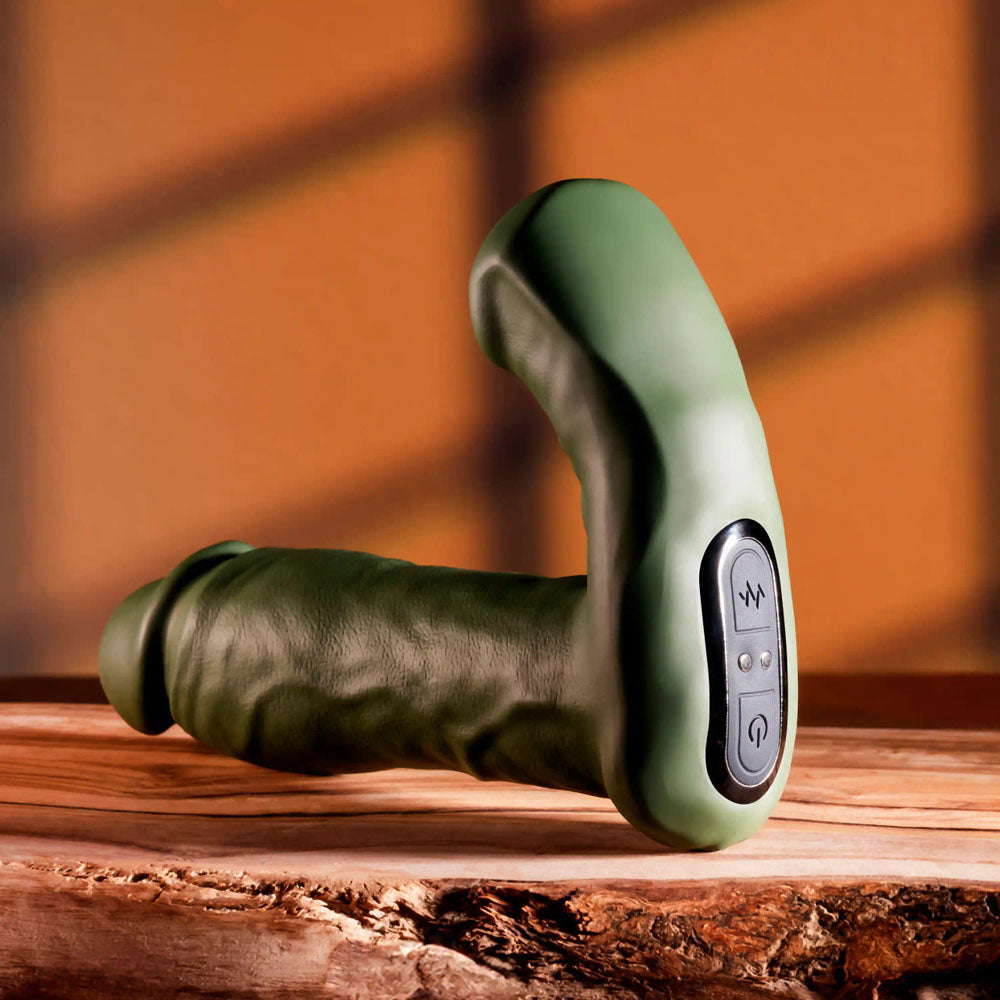 Gender X THE HUNK - 15.2 cm USB Rechargeable Thrusting Vibrator with Remote
