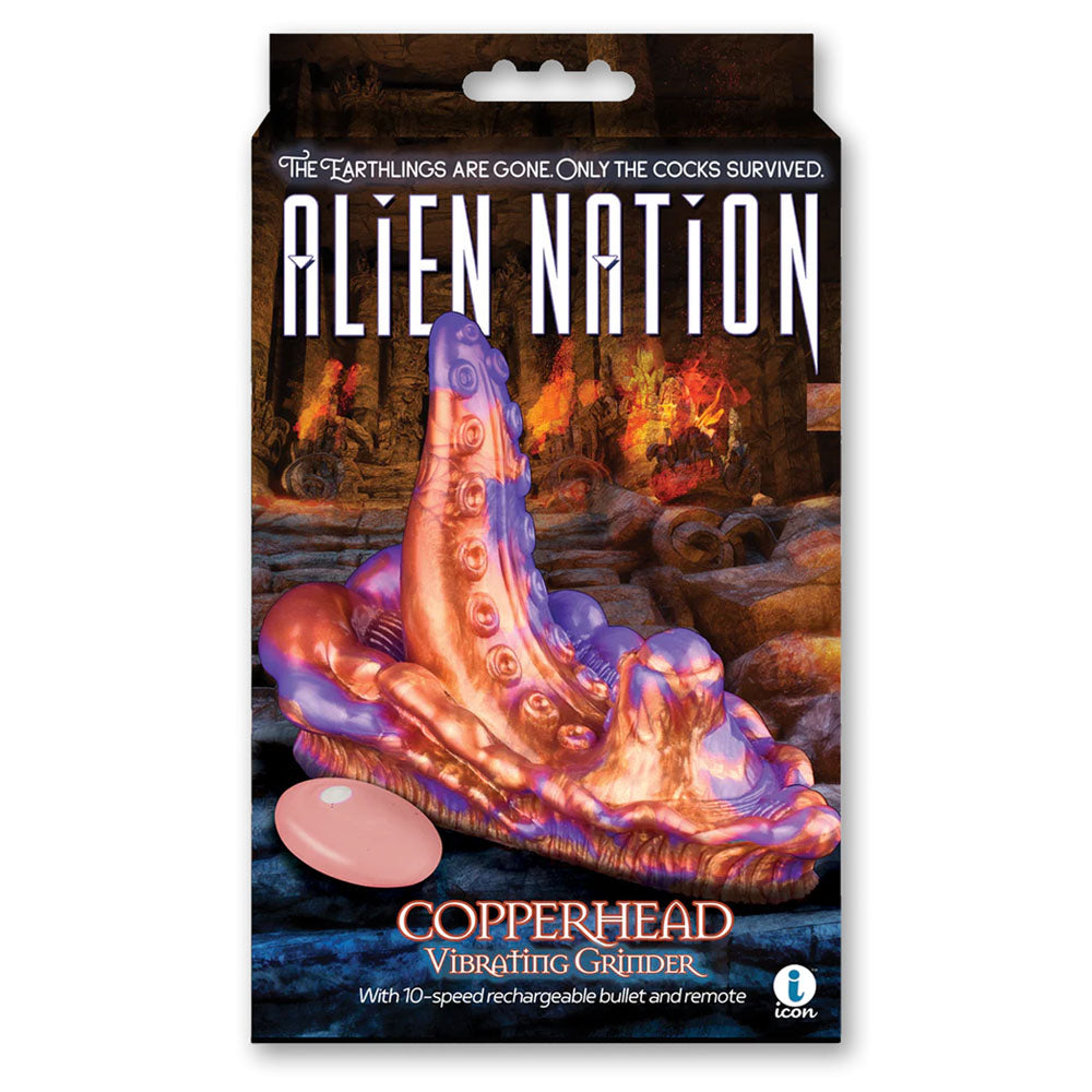 Alien Nation - Copperhead - USB Rechargeable Vibrating Fantasy Grinder Pad with Remote