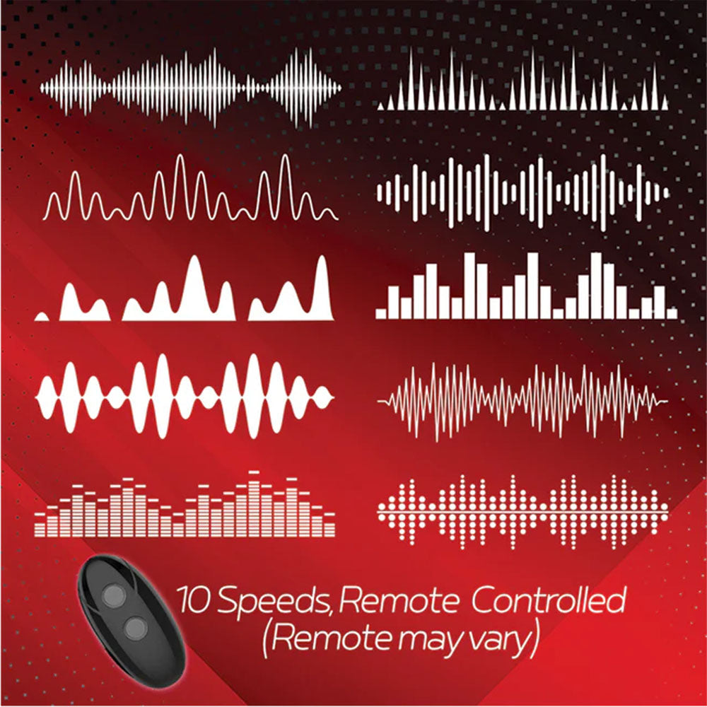 Red Dot Rings - V3 - USB Rechargeable Vibrating Cock & Ball Ring with Remote