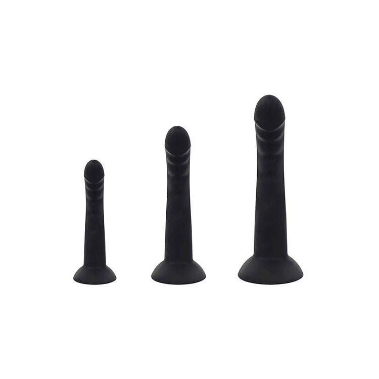 Adam & Eve ADAMS RIDGED TRIO - Anal Training Kit - Set of 3 Sizes
