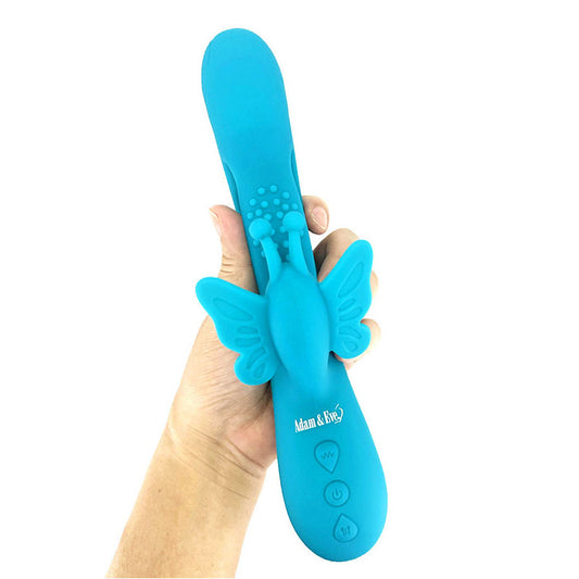 Adam & Eve BUTTERFLY EMBRACE - - 24.1 cm USB Rechargeable Butterfly Vibrator