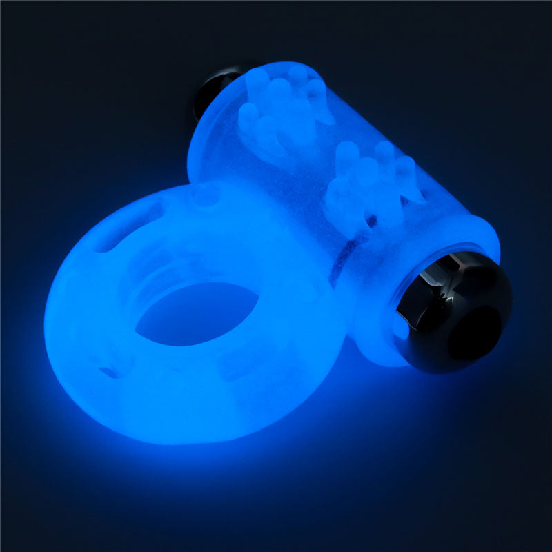 Lumino Play Vibrating Penis Ring - Glow in the Dark Vibrating Cock Ring