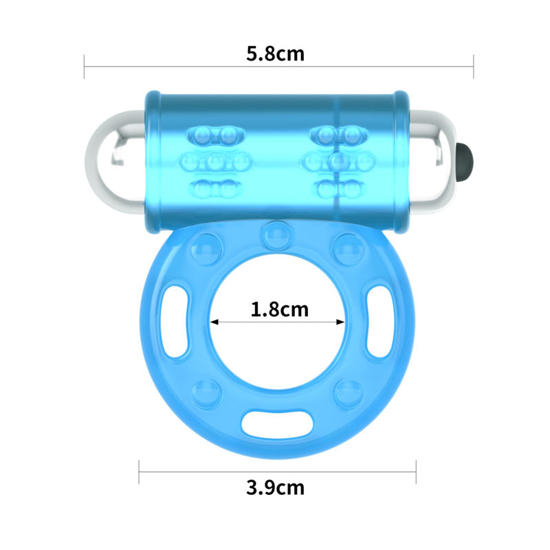 Lumino Play Vibrating Penis Ring - Glow in the Dark Vibrating Cock Ring