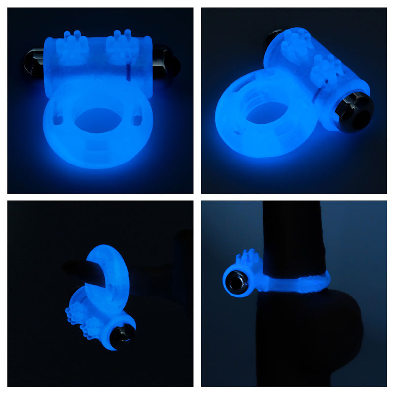 Lumino Play Vibrating Penis Ring - Glow in the Dark Vibrating Cock Ring