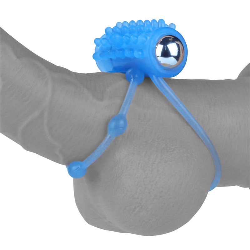 Lumino Play Vibrating Penis & Balls Ring - Glow in the Dark Vibrating Cock Ring