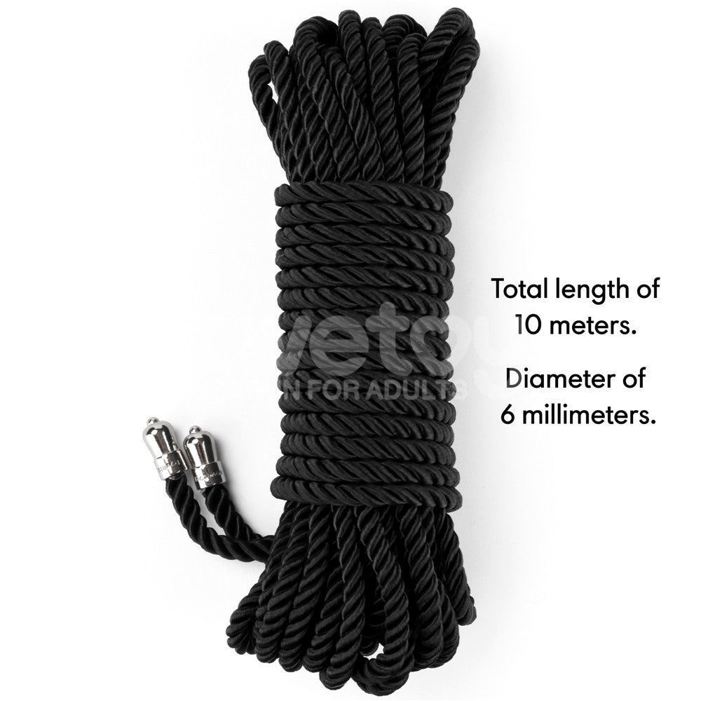 Rebellion Reign Silky Bondage Rope - - Bondage Rope - 10 metre length