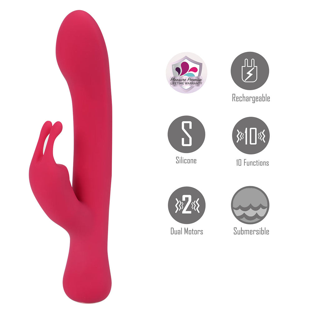 Maia ZARA - - 17.1 cm USB Rechargeable Rabbit Vibrator