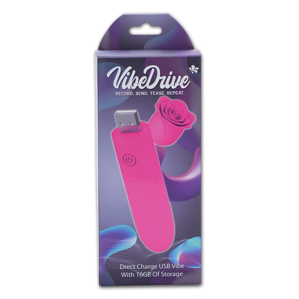 Maia VIBEDRIVE - - 10 cm USB Rechargeable Bullet with 16 GB Storage