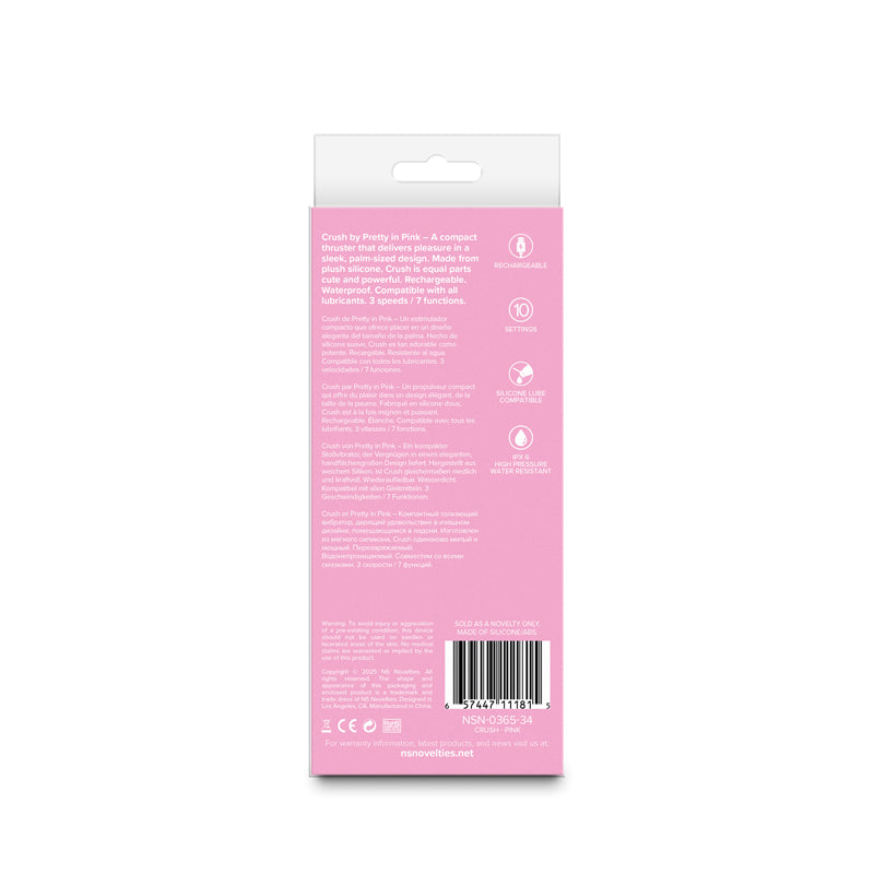 Pretty in Crush - - 14.3 cm USB Rechargeable Vibrator