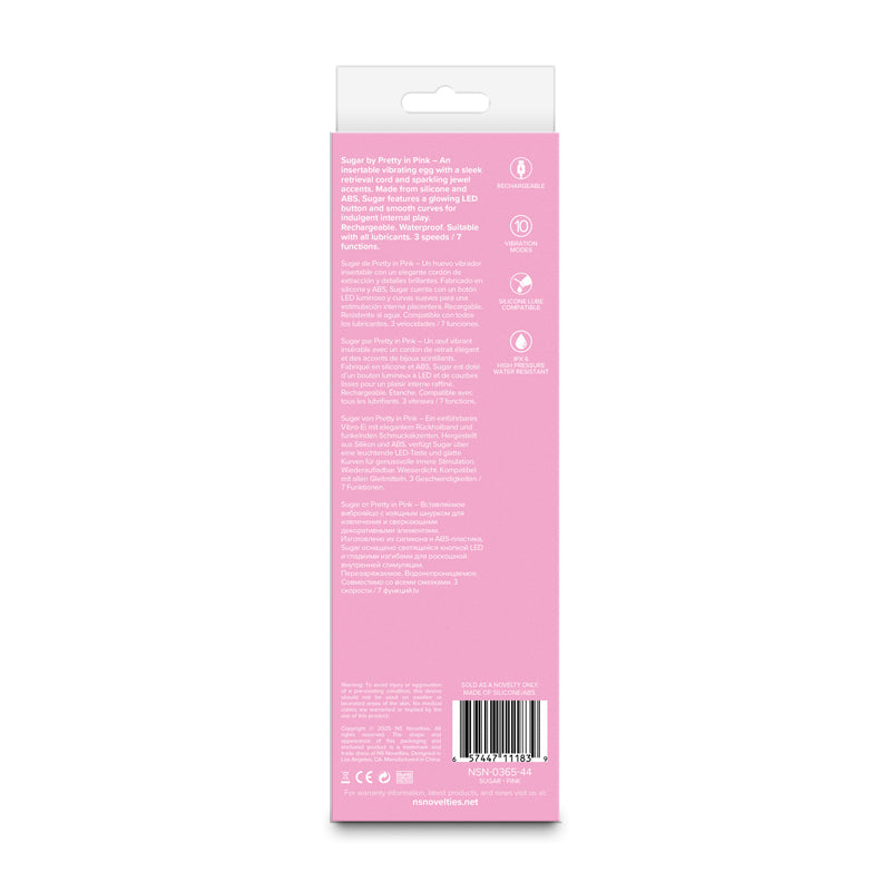 Pretty in Sugar - - 21 cm USB Rechargeable Flexible Vibrator