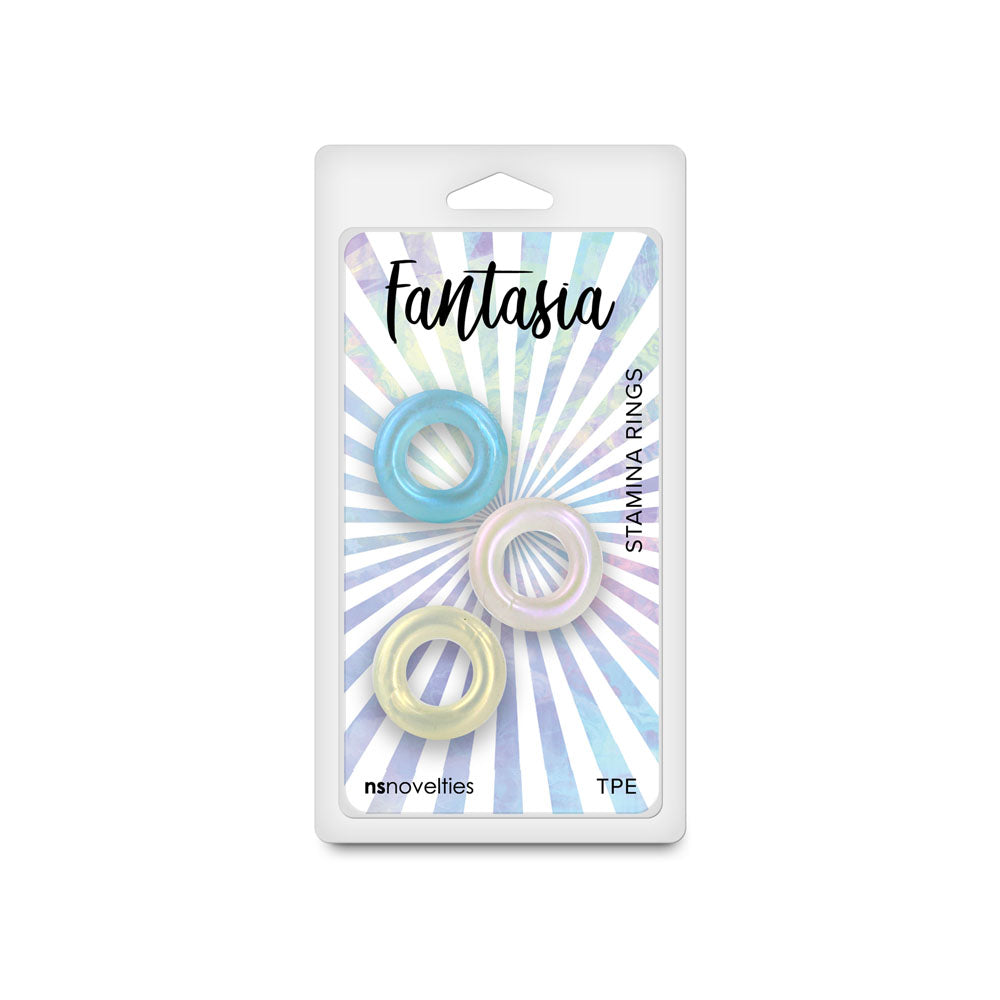 Fantasia - Stamina Rings - Multicolour - Cock Rings - Set of 3