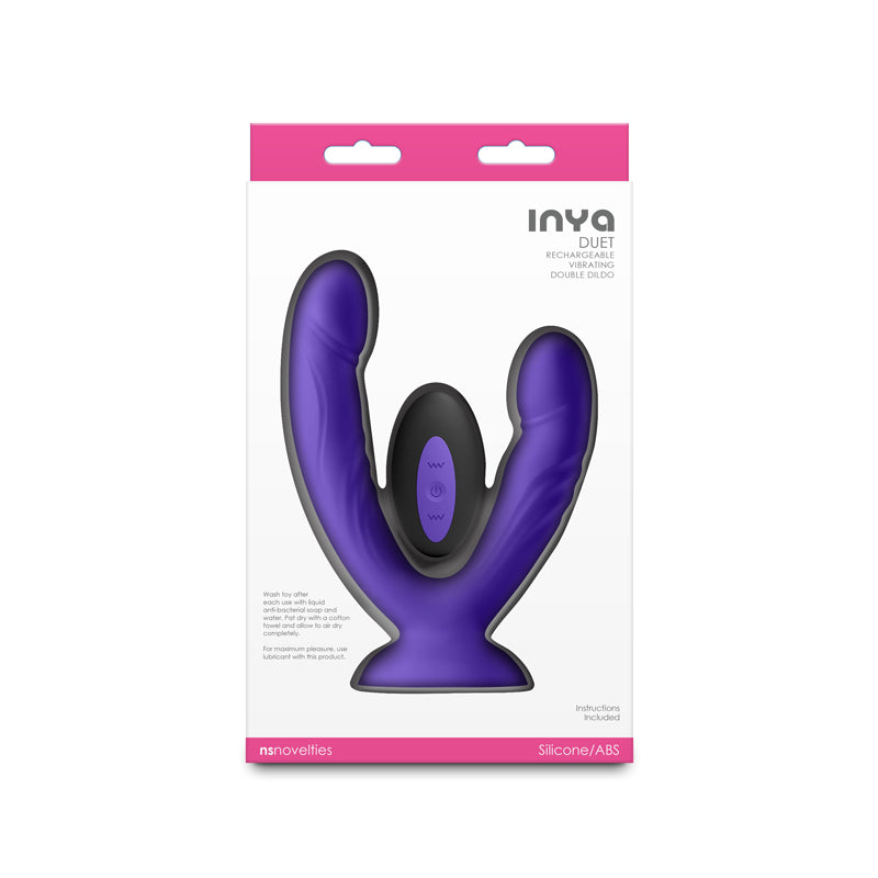 INYA Duet - - USB Rechargeable Vibrating Double Dildo with Wireless Remote