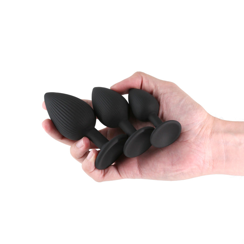 Renegade Triple Ace Kit - - Butt Plugs - Set of 3 Sizes