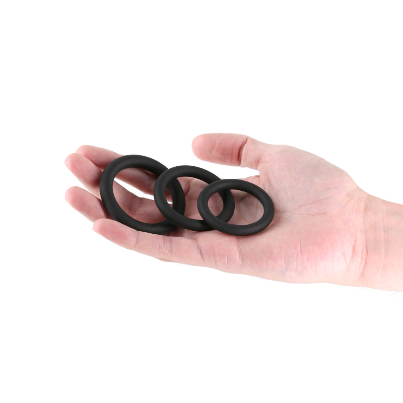 Renegade 3pc Slim Rings - - Cock Rings - Set of 3 Sizes