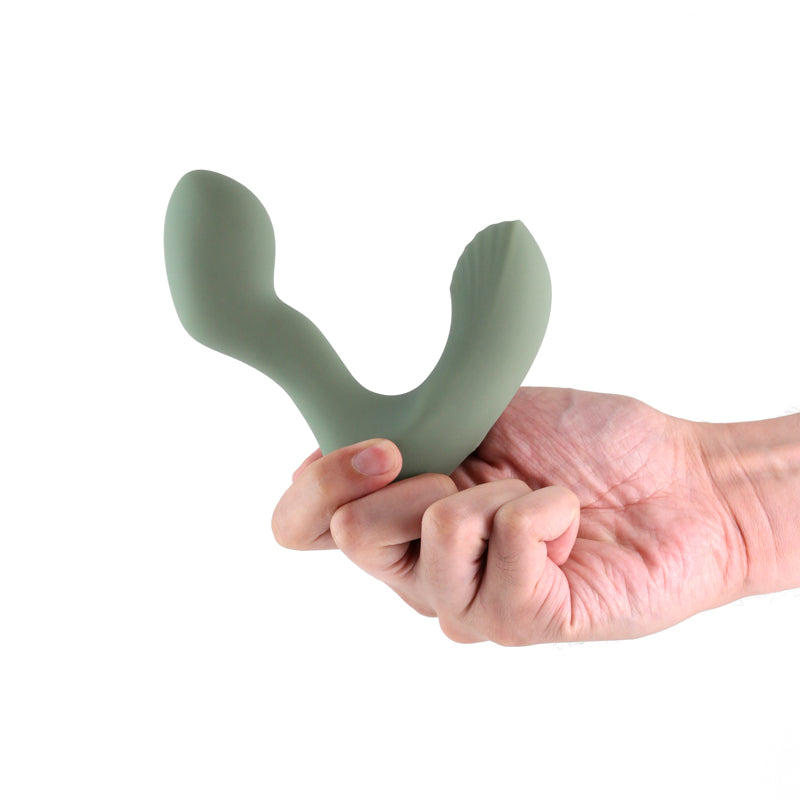 Renegade Outlaw - Sage - 12 cm USB Rechargeable Vibrating Prostate Massager