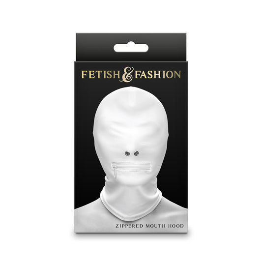 Fetish & Fashion - Zippered Mouth Hood -