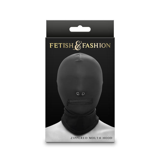 Fetish & Fantasy - Zippered Mouth Hood -