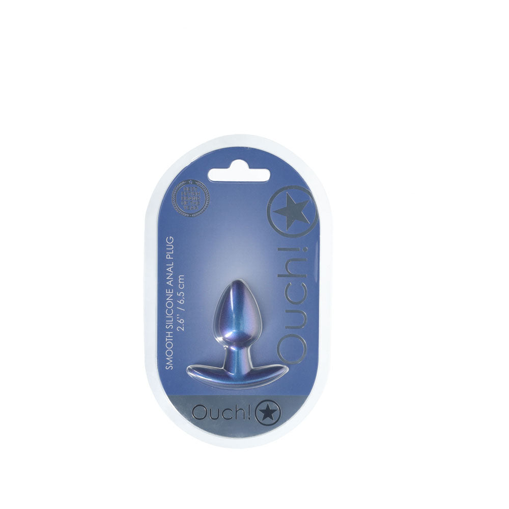 OUCH! Anal Plug - Small - Metallic - Metallic 6.5 cm Small Butt Plug