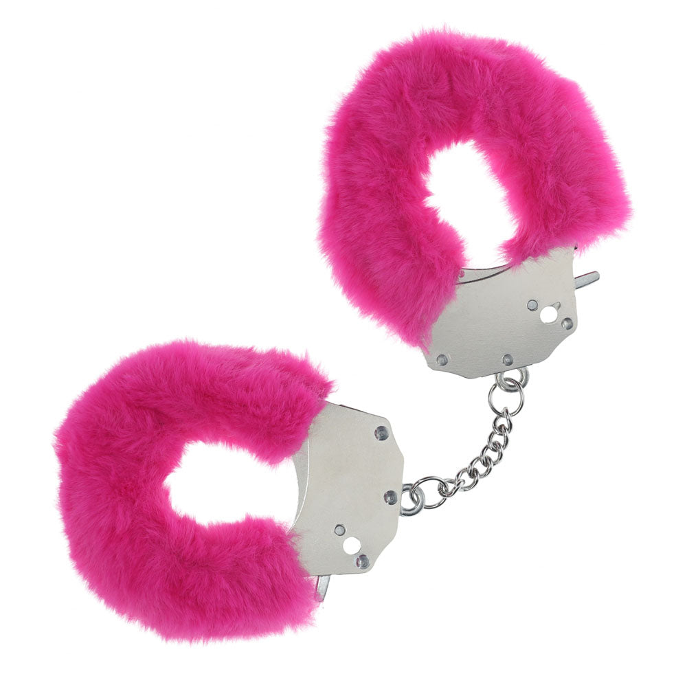 OUCH! Heavy-Duty Fluffy Cuffs - - Fluffy Restraints