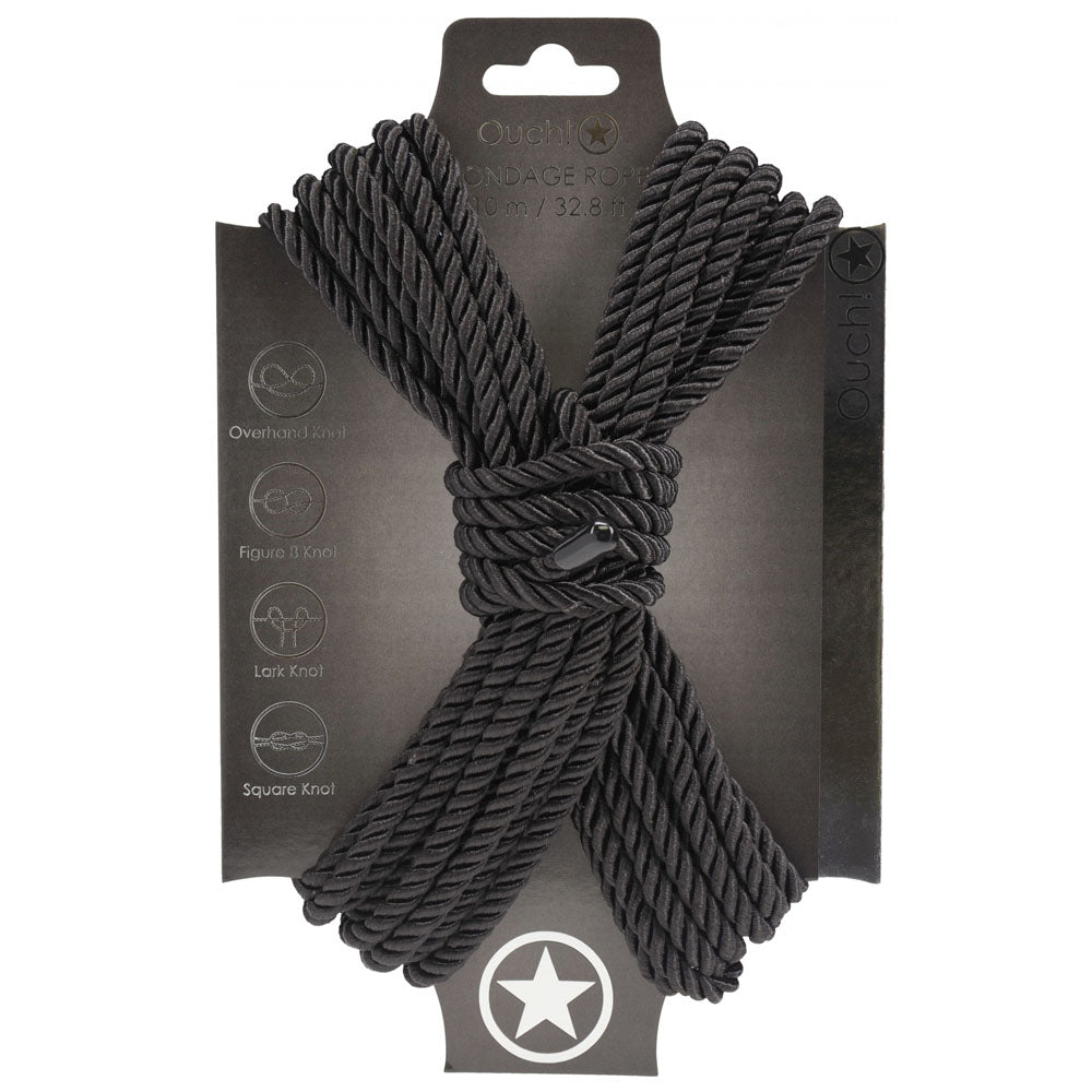 OUCH! Bondage Rope - 10 M - - Nylon Bondage Rope - 10 metre Length