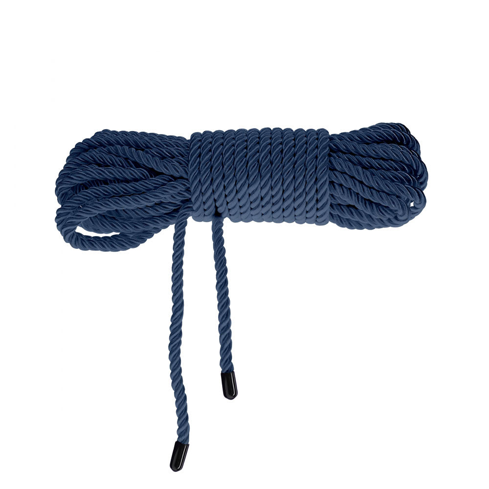 OUCH! Bondage Rope - 10 M - Navy - Navy Nylon Bondage Rope - 10 metre Length